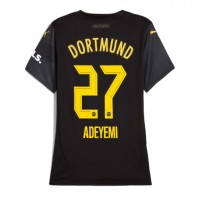 Camisa de time de futebol Borussia Dortmund Karim Adeyemi #27 Replicas 2º Equipamento Feminina 2024-25 Manga Curta